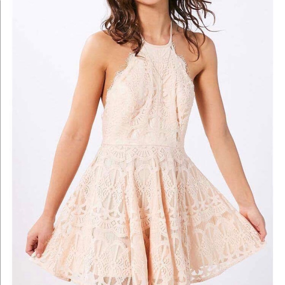 UO Glamorous Babydoll Dress NWT - M | Light Pink